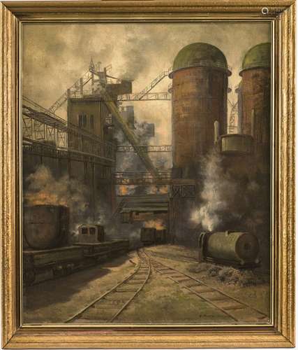 Anton Gutknecht - Blast furnaces in the Rottenbach ironworks