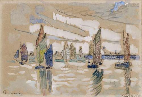 Paul Signac - Saint-Gilles-Croix de Vie. Circa 1920