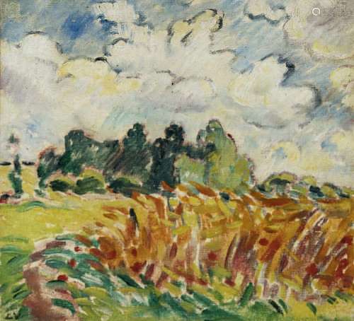 Louis Valtat - Grain fields in Normandy. Circa 1922