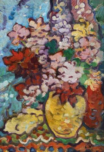 Louis Valtat - Still life of flowers in a vase