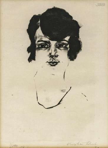 Christian Schad - Yette. 1931