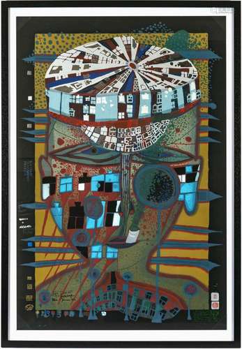 Friedensreich Hundertwasser - Queen Elizabeth 2, Pacific Oce...