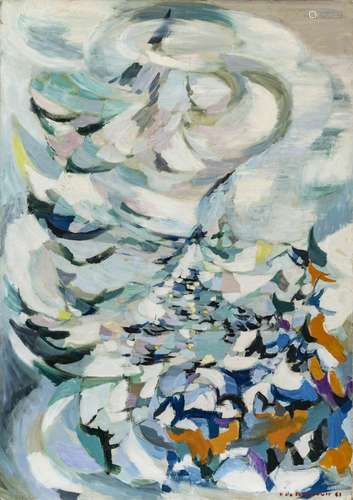 Hélène de Beauvoir - Winter landscape. 1960