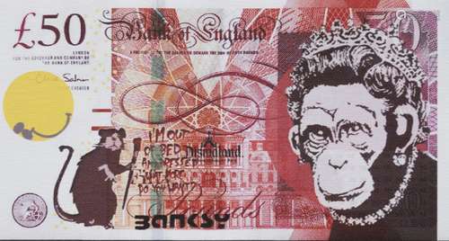 BANKSY DISMALAND (after) - Queen & Rat, Banksy is a Dism...