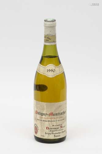 PULIGNY-MONTRACHET  - 1 bouteille PULIGNY-MONTRACHET 1990 1e...