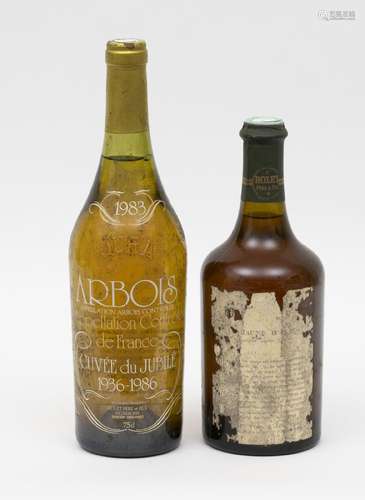 ARBOIS -2 bouteilles : 1 ARBOIS 1979 Vin Jaune Rolet Père et...