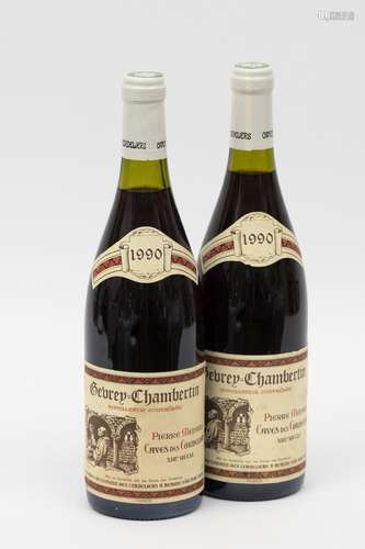 GEVREY CHAMBERTIN -  2 bouteilles Gevrey Chambertin 1990 (ni...