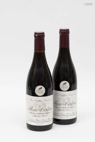 ALOXE CORTON -2 bouteilles ALOXE CORTON 1997 Domaine Rapet P...