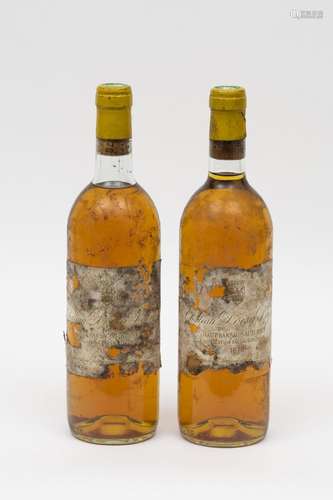 SAUTERNES 2 bouteilles CHÂTEAU DOISY DAENE 1976 Sauternes (1...