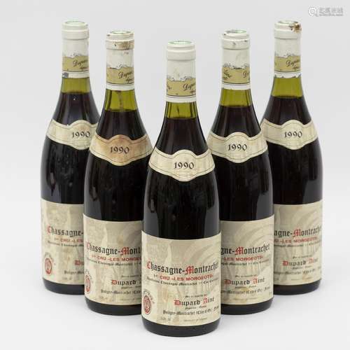 CHASSAGNE-MONTRACHET - 5 bouteilles CHASSAGNE-MONTRACHET 199...