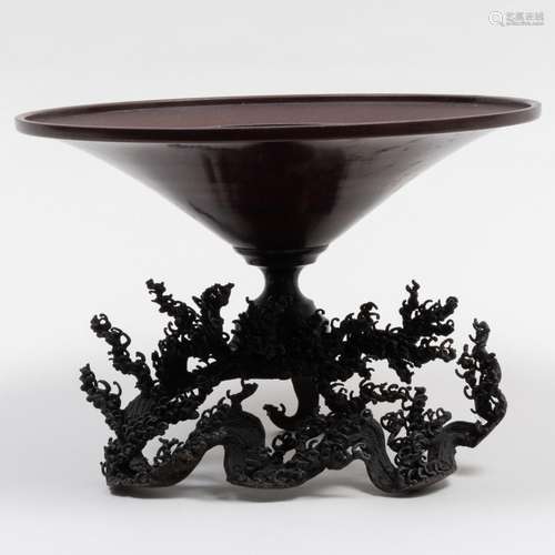 Japanese Patinated Bronze Censer