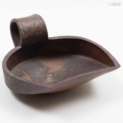 Japanese Bizen Ware Scoop