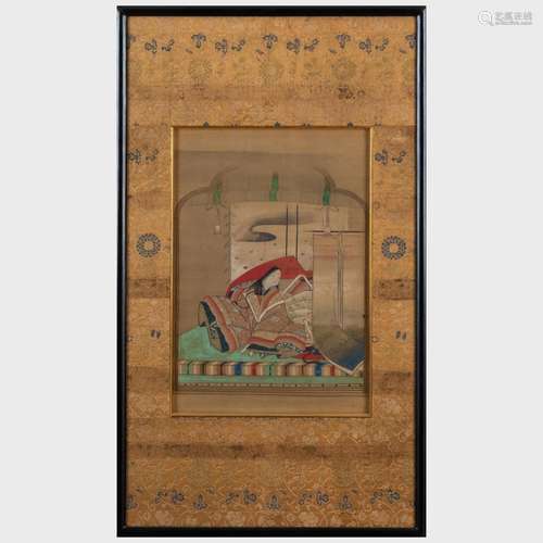 Japanese Scroll of Lady Murasaki Shikibu