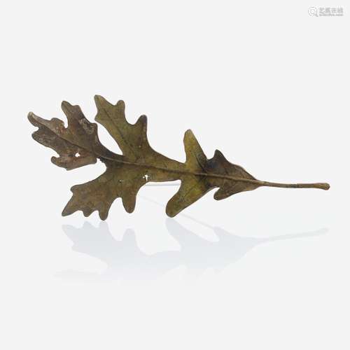 A Leaf Brooch by Iversen