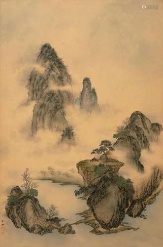 AN HO (AN HE, 1927-2017)  Mountain Landscape