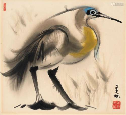 HAN MEILIN (BORN 1936) Heron