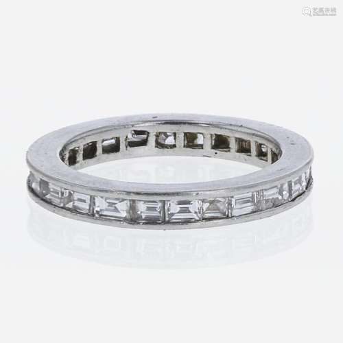 A Platinum and Diamond Eternity Band