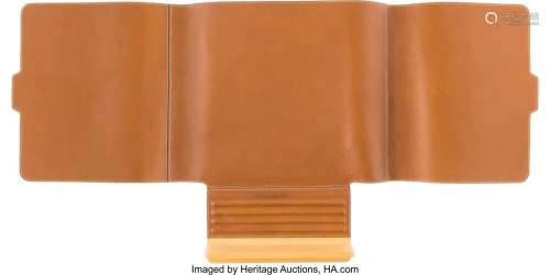 Hermès Gold Togo Leather Desk Mat Condition: 2 38" Widt...