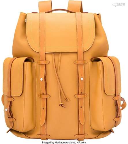 Louis Vuitton Tan Vachetta Leather Christopher GM Backpack C...