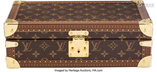 Louis Vuitton Monogram Coated Canvas 8 Watch Case Trunk Cond...