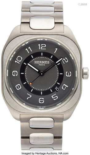 Hermès Titanium H08 GM Men`s Watch SP1.741 Condition: 1 8&qu...