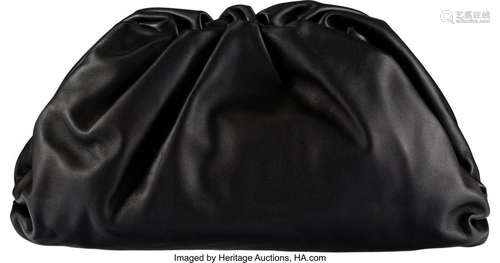 Bottega Veneta Black Calfskin Leather Clutch Pouch Condition...