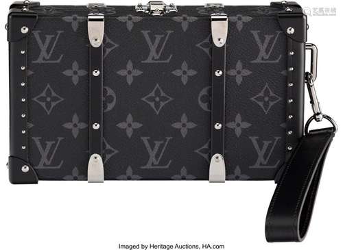 Louis Vuitton Monogram Eclipse Canvas Wallet Trunk Condition...