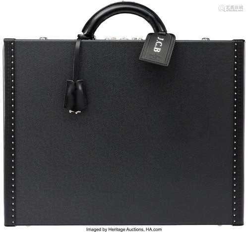 Louis Vuitton Black Taiga President Ardoise Classeur Briefca...