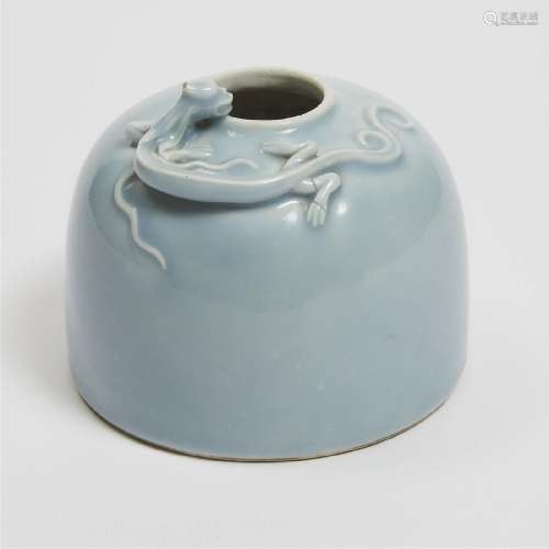 A Clair-de-Lune Glazed 'Chilong' Water Pot (Taibai Zun), Ka