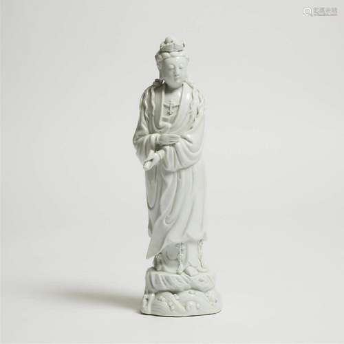 A Dehua Blanc de Chine Guanyin, 19th/20th Century, ??/?? ??