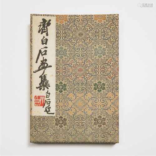 Two Qi Baishi Woodblock Printed Albums, Published by Rong B