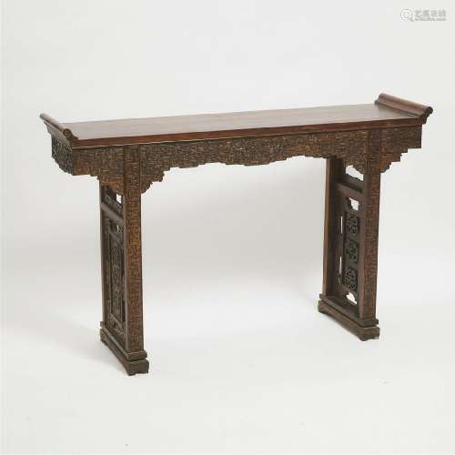A Palace-Style Carved Hardwood 'Taotie' Altar Table, ??????