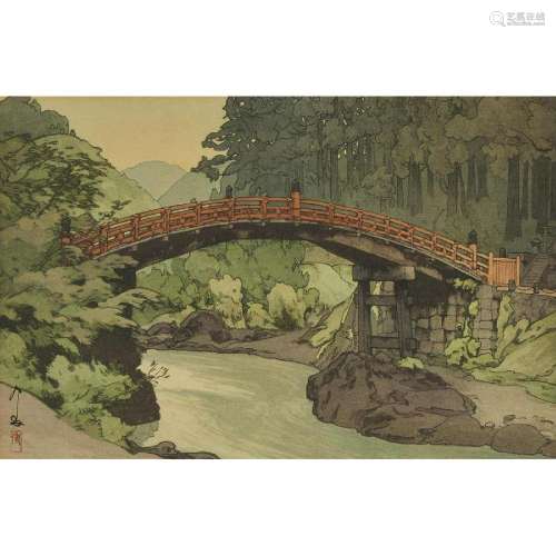 Hiroshi Yoshida ??? (1876-1950), Sacred Bridge (Shinbashi),