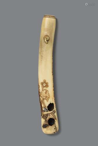 A stag antler kiseruzutsu. Second half 19th century