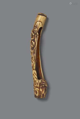 A stag antler kiseruzutsu. Second half 19th century