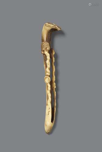 A stag antler kiseruzutsu. Second half 19th century