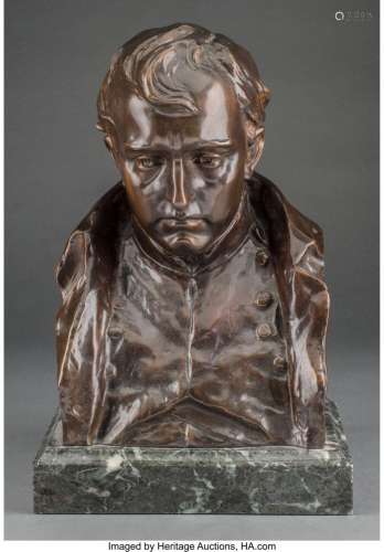 Hans Müller (Austrian, 1873-1937) Bust of Napoleon, early 20...