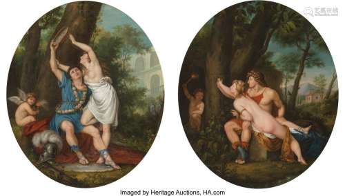 After Teodoro Matteini (Italian, 1754-1831) A pair of painti...