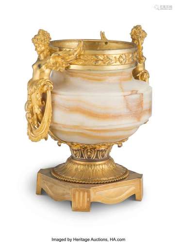 A Neoclassical Gilt Bronze-Mounted Onyx Urn, 19th century 13...