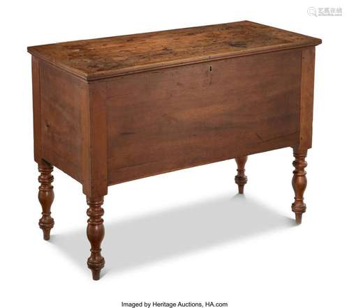 An Early American Sheraton Cherry Sugar Chest, Kentucky , ci...