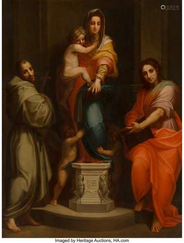 After Andrea del Sarto (Italian, 1486-1530) Madonna of the H...