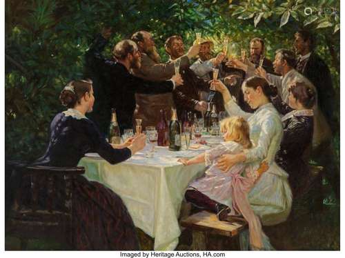 After Peder Severin Krøyer (Danish, 1851-1909) Hip, Hip, Hur...