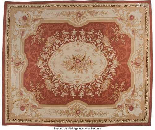 A French Aubusson Carpet, 20th century 118 x 92 inches (299....