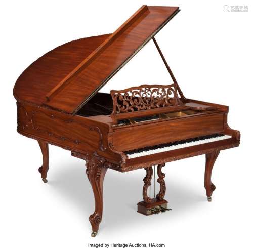 A Steinway & Sons Louis XV-Style Mahogany Grand Piano an...