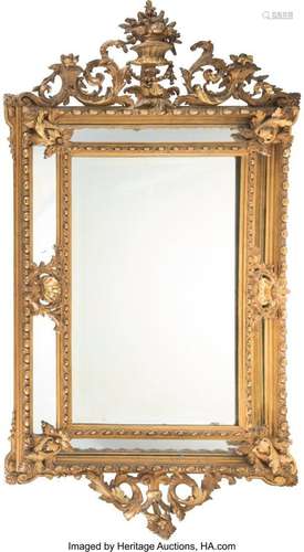 A Louis XV-Style Giltwood Double Mirror, mid 19th century 59...