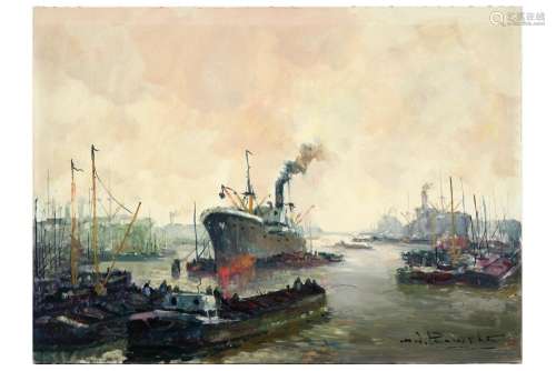 20th Cent. Belgian oil on canvas - signed H.J. Pauwels