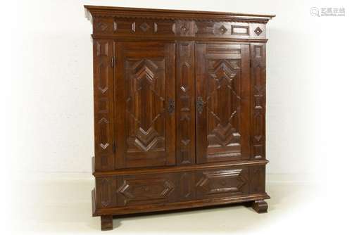 18th Cent. German oak armoire