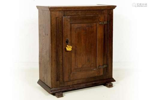 18th Cent. German oak one door cabinet