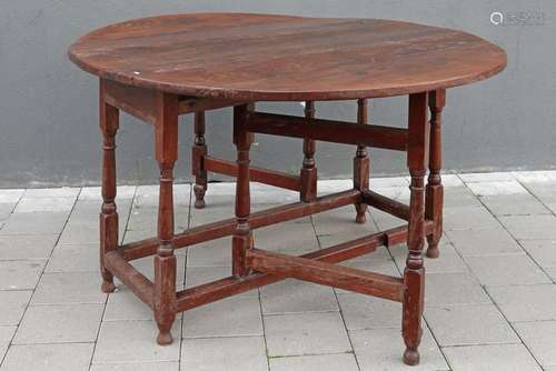 18th Cent. English oak gatelegtable