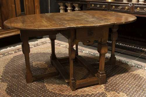 17th/18th Cent. French Louis XIV style oak folding…